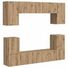 vidaXL &Sigma;&epsilon;&tau; &epsilon;&pi;ί&pi;&lambda;&omicron;&upsilon; &tau;&eta;&lambda;&epsilon;ό&rho;&alpha;&sigma;&eta;&sigmaf; 5 &tau;&mu;&chi;. Artisan Oak &Epsilon;&pi;&epsilon;&xi;&epsilon;&rho;&gamma;&alpha;&sigma;&mu;έ&nu;&omicron; &Xi;ύ&lambda;&omicron;