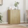 vidaXL Αρχειοθήκη Sonoma Δρυς 60x32x77,5 εκ. από Επεξεργασμένο Ξύλο