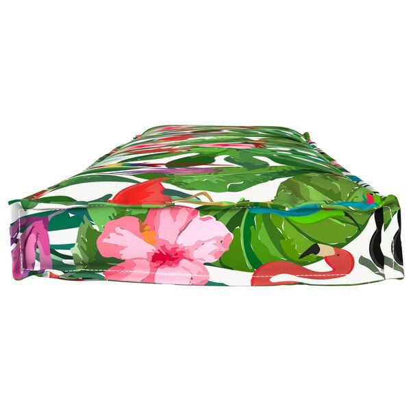 vidaXL Μαξιλάρι παλέτας για πάγκο Floral Πολύχρωμο 140 x 40 x 8 εκ.