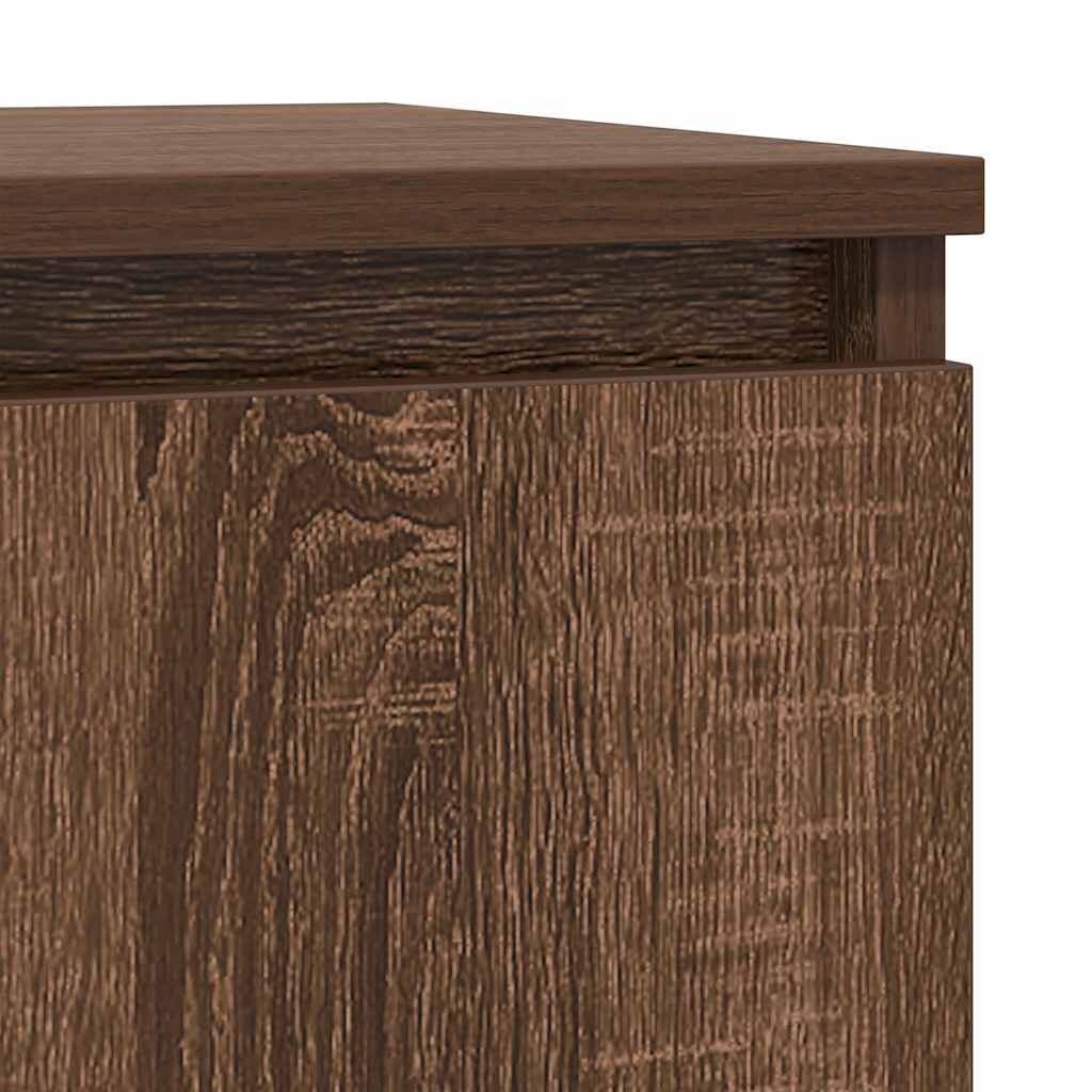 vidaXL Συρταριέρα με Συρτάρια καφέ δρυς 71x35x84 εκ. Επεξ. Ξύλο