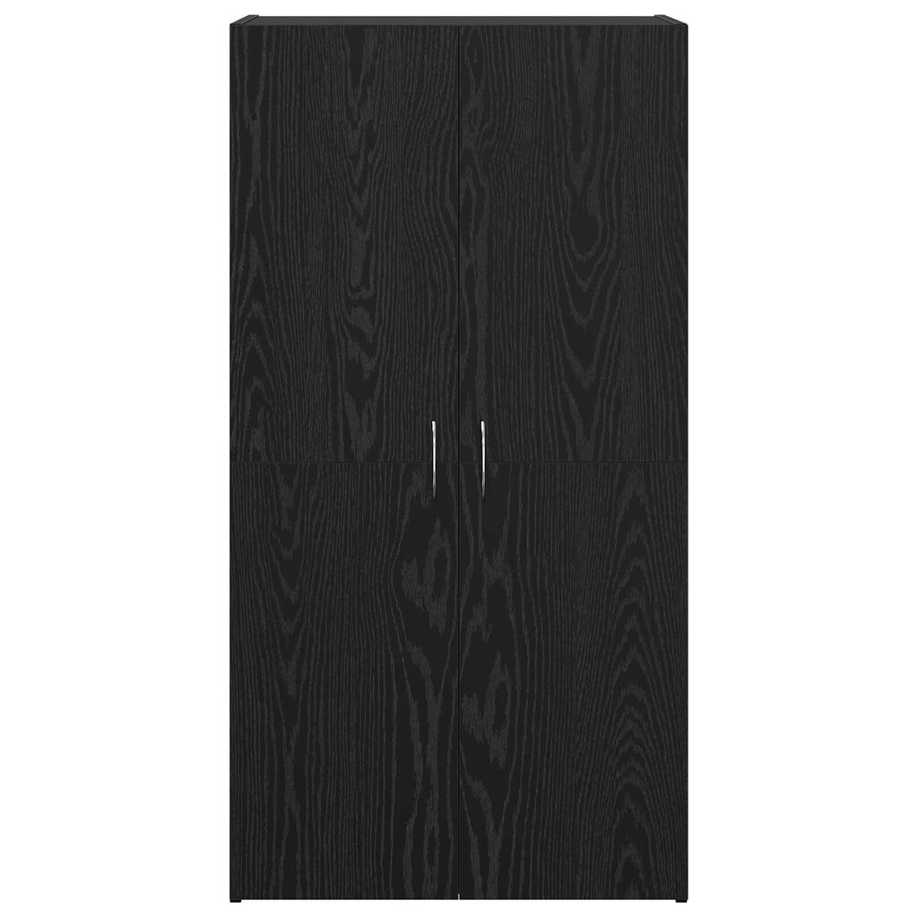 vidaXL Γραφείο Ντουλάπι Μαύρη δρυς 60 x 32 x 115 cm Επεξεργασμένο ξύλο