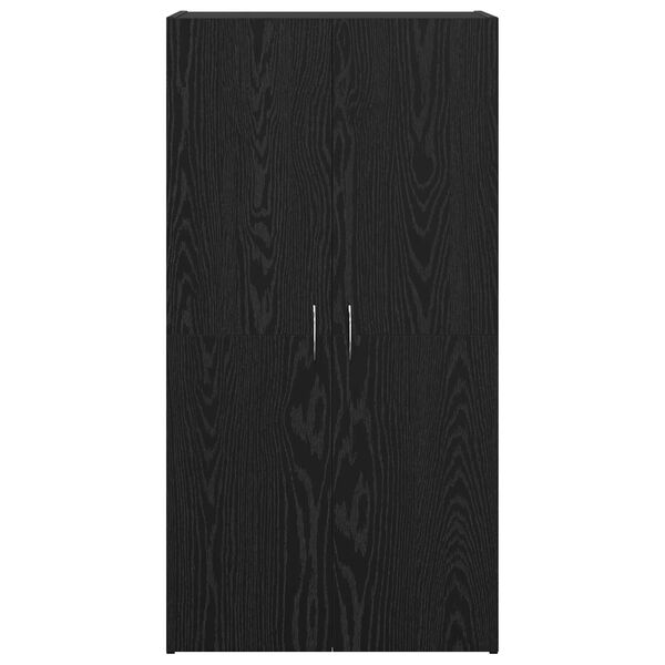 vidaXL Γραφείο Ντουλάπι Μαύρη δρυς 60 x 32 x 115 cm Επεξεργασμένο ξύλο