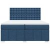 vidaXL &Kappa;&rho;&epsilon;&beta;ά&tau;&iota; Boxspring &mu;&epsilon; &Sigma;&tau;&rho;ώ&mu;&alpha; &Mu;&pi;&lambda;&epsilon; 200x200 &epsilon;&kappa;. &Upsilon;&phi;&alpha;&sigma;&mu;ά&tau;&iota;&nu;&omicron;