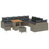 vidaXL &Sigma;&epsilon;&tau; &Kappa;&alpha;&nu;&alpha;&pi;έ &Kappa;ή&pi;&omicron;&upsilon; 13 pcs &Gamma;&kappa;&rho;&iota; &sigma;&upsilon;&nu;&theta;&epsilon;&tau;&iota;&kappa;ό &rho;&alpha;&tau;ά&nu;