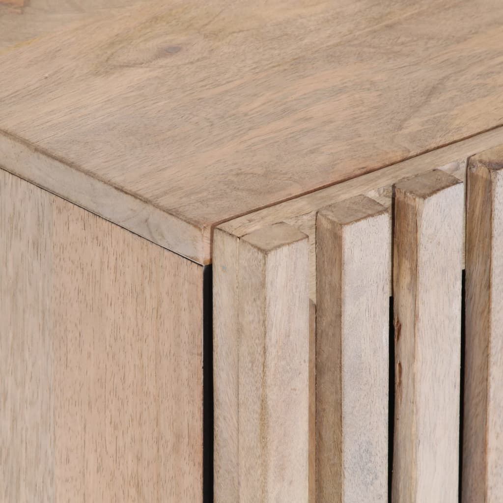 vidaXL Ντουλάπι Μπάνιου Επιτοίχιο 38x34x48 εκ. από Μασίφ Ξύλο Μάνγκο