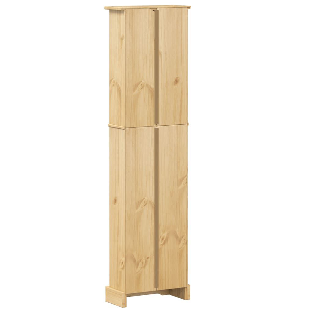 vidaXL Βιβλιοθήκη Corona 46x20x170 εκ. από Μασίφ Ξύλο Πεύκου