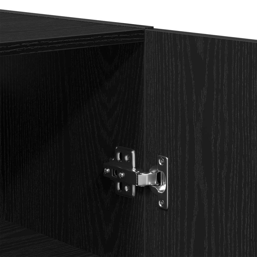 vidaXL ντουλάπι τοίχου Μαύρη Δρυός 60x31x60 εκ Επεξεργασμένο Ξύλο