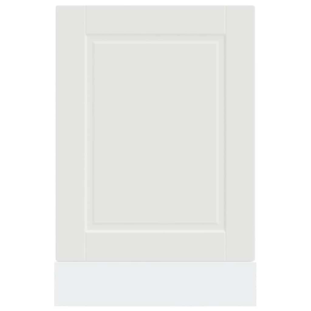 vidaXL Πίνακας πλυντηρίου πιάτων Porto Λευκό 45x1,5x67 cm