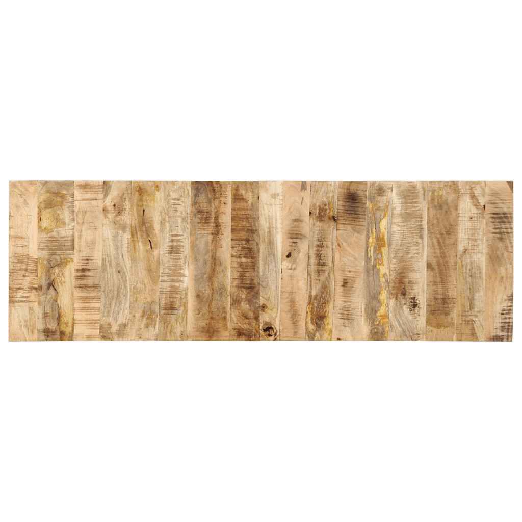 vidaXL κεφαλάρι 160 cm μασίφ ακατέργαστο ξύλο Mango