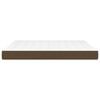 vidaXL Στρώμα με Pocket Springs Σκούρο Καφέ 180x200x20 εκ. Υφασμάτινο