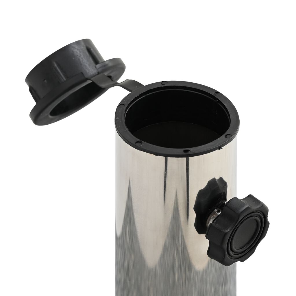 vidaXL Βάση Ομπρέλας με Ρόδες για Στύλους Ø38/48mm Μαύρη Γρανίτης 25 kg Ορθογώνια