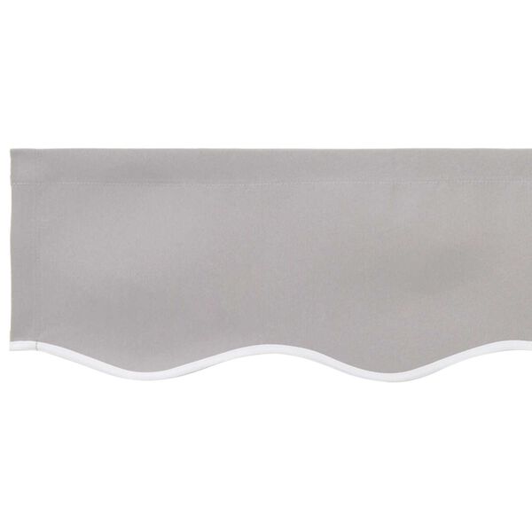vidaXL Fabric Αντικατάστασης Tέντας για Κορμό 4x3.5 μ Ανοιχτό γκρι