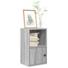 vidaXL Βιβλιοθήκη Γκρι Sonoma 31x24x52 εκ. από Επεξεργ. Ξύλο