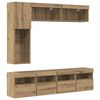 vidaXL &Nu;&tau;&omicron;&upsilon;&lambda;ά&pi;&iota; TV 7 pcs Artisan Oak &Epsilon;&pi;&epsilon;&xi;&epsilon;&rho;&gamma;&alpha;&sigma;&mu;έ&nu;&omicron; &xi;ύ&lambda;&omicron;