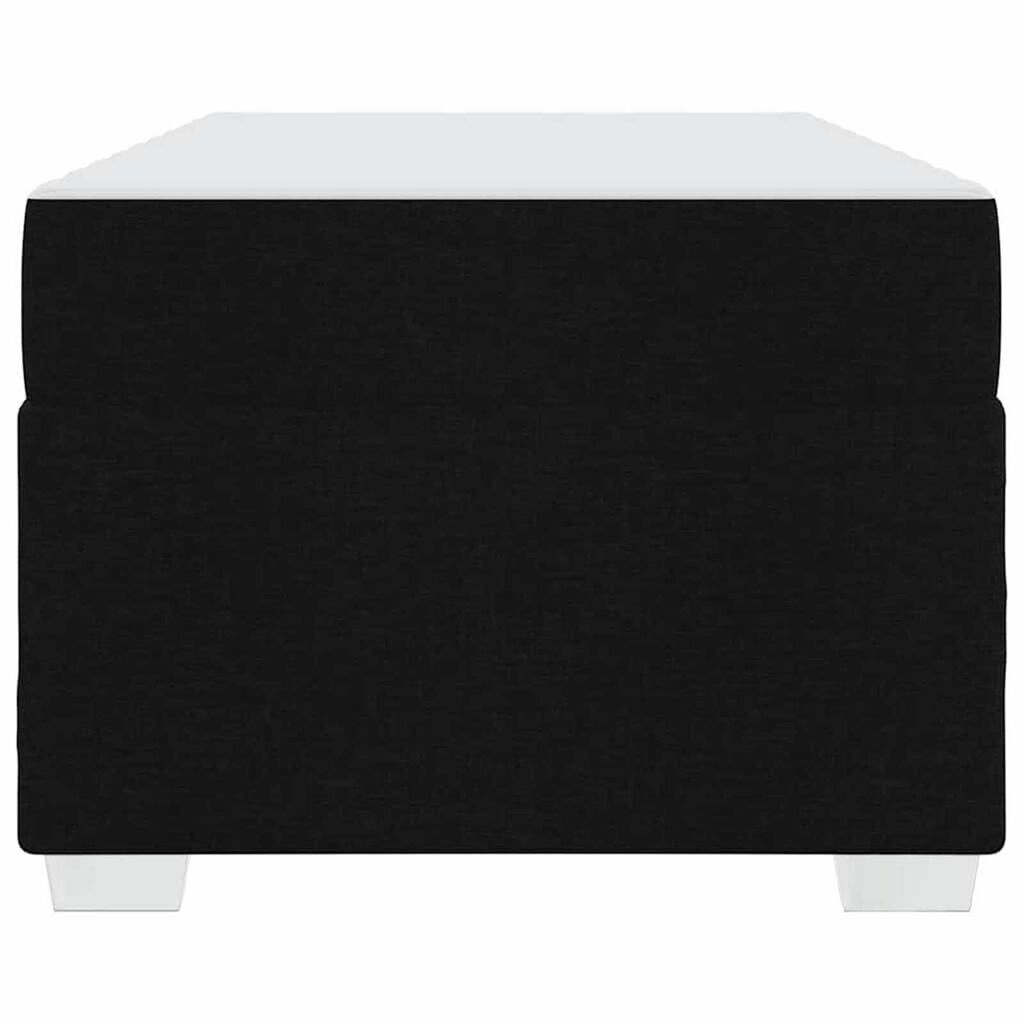 vidaXL Σκελετός Κρεβατιού Μαύρο 100 x 200 cm ύφασμα