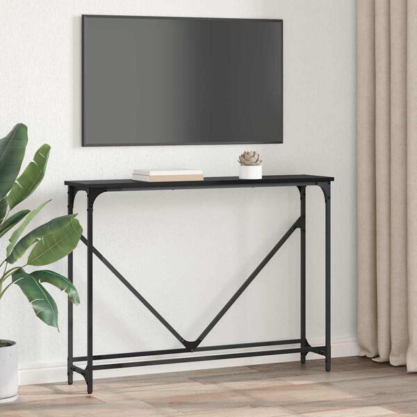 vidaXL &Tau;&rho;&alpha;&pi;έ&zeta;&iota; &kappa;&omicron;&nu;&sigma;ό&lambda;&alpha;&sigmaf; &Mu;&alpha;ύ&rho;&eta; &Omicron;&xi;&upsilon;ά 102 x 23 x 75 &epsilon;&kappa; &Epsilon;&pi;&epsilon;&xi;&epsilon;&rho;&gamma;&alpha;&sigma;&mu;έ&nu;&omicron; &xi;ύ&lambda;&omicron;