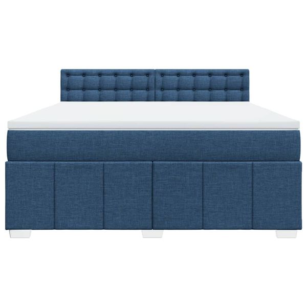 vidaXL &Kappa;&rho;&epsilon;&beta;ά&tau;&iota; Boxspring &mu;&epsilon; &Sigma;&tau;&rho;ώ&mu;&alpha; &Mu;&pi;&lambda;&epsilon; 180x200 &epsilon;&kappa;. &Upsilon;&phi;&alpha;&sigma;&mu;ά&tau;&iota;&nu;&omicron;