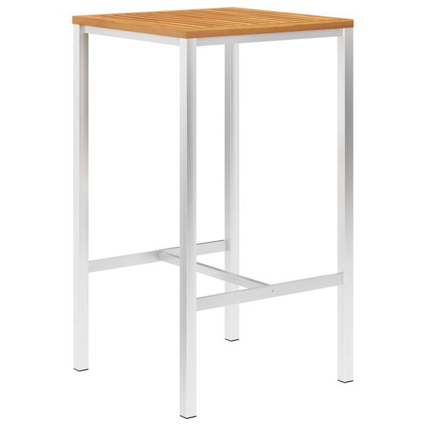 vidaXL &Sigma;&epsilon;&tau; &Epsilon;&pi;ί&pi;&lambda;&omega;&nu; &Mu;&pi;&alpha;&rho; 3 &tau;&epsilon;&mu;. &alpha;&pi;ό &Mu;&alpha;&sigma;ί&phi; &Xi;ύ&lambda;&omicron; Teak / &Alpha;&nu;&omicron;&xi;&epsilon;ί&delta;&omega;&tau;&omicron; &Alpha;&tau;&sigma;ά&lambda;&iota;