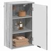vidaXL Ντουλάπι Μπάνιου Επιτοίχιο Γκρι sonoma 39 x 23.5 x 65 εκ.
