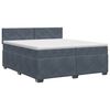 vidaXL &Kappa;&rho;&epsilon;&beta;ά&tau;&iota; box spring &mu;&epsilon; &sigma;&tau;&rho;ώ&mu;&alpha; &Sigma;&kappa;&omicron;ύ&rho;&omicron; &Gamma;&kappa;&rho;&iota; 200 x 200 cm &Beta;&epsilon;&lambda;&omicron;ύ&delta;&omicron;