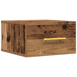 vidaXL Κομοδίνο Παλαιό ξύλο 35 x 35 x 20 εκ Επεξεργασμένο ξύλο