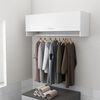 vidaXL Ντουλάπα Γυαλιστερό Λευκό 100 x 32,5 x 35 εκ. από Επεξ. Ξύλο