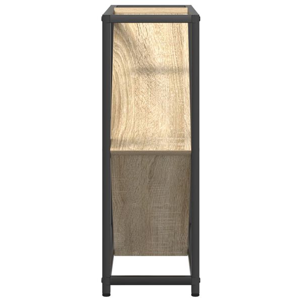 vidaXL Ράφι κρασιών Sonoma Oak 51x18x52,5 εκ. Κατασκευασμένο από ξύλο με επεξεργασία