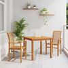 vidaXL Στεγαζόμενος καναπές κήπου Καφέ 62.5 x 54.5 x 95.5 εκ.