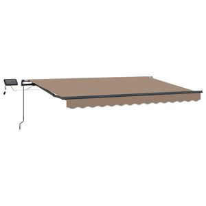 vidaXL &Alpha;&nu;&alpha;&delta;&iota;&pi;&lambda;&omicron;ύ&mu;&epsilon;&nu;&eta; &tau;έ&nu;&tau;&alpha; Taupe 600 x 300 &epsilon;&kappa; Ύ&phi;&alpha;&sigma;&mu;&alpha; &kappa;&alpha;&iota; &alpha;&lambda;&omicron;&upsilon;&mu;ί&nu;&iota;&omicron;