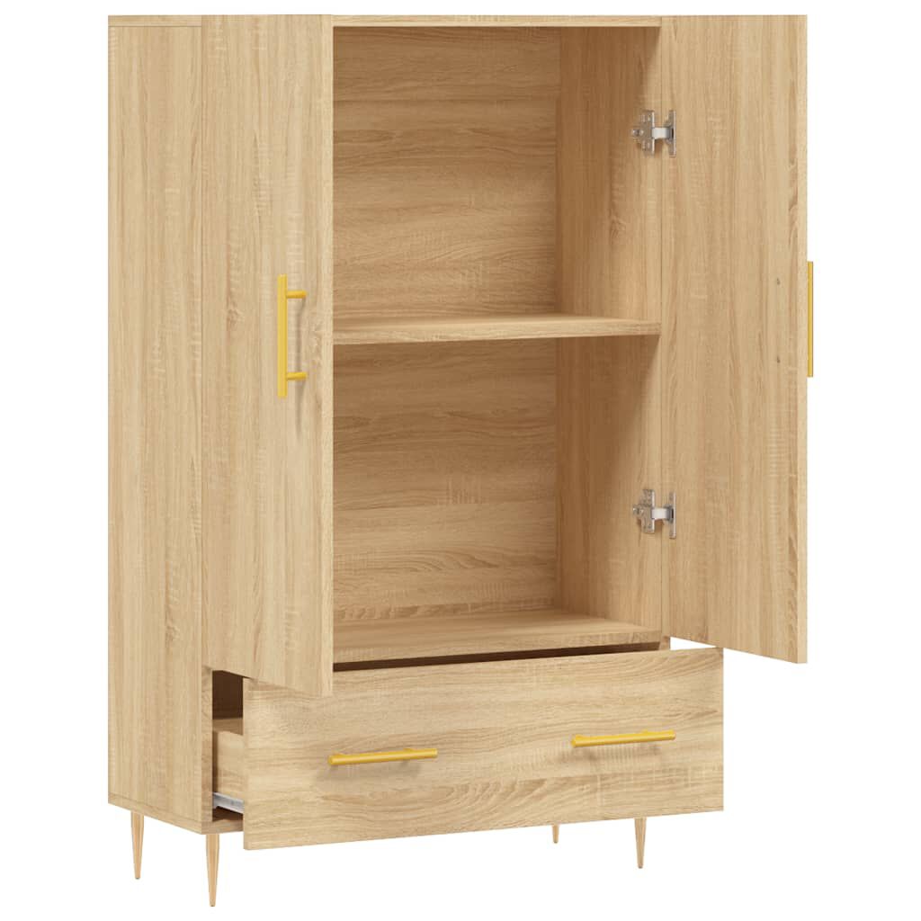 vidaXL Ντουλάπα Sonoma Δρυς 69,5 x 31 x 115 εκ. από Επεξεργασμένο Ξύλο