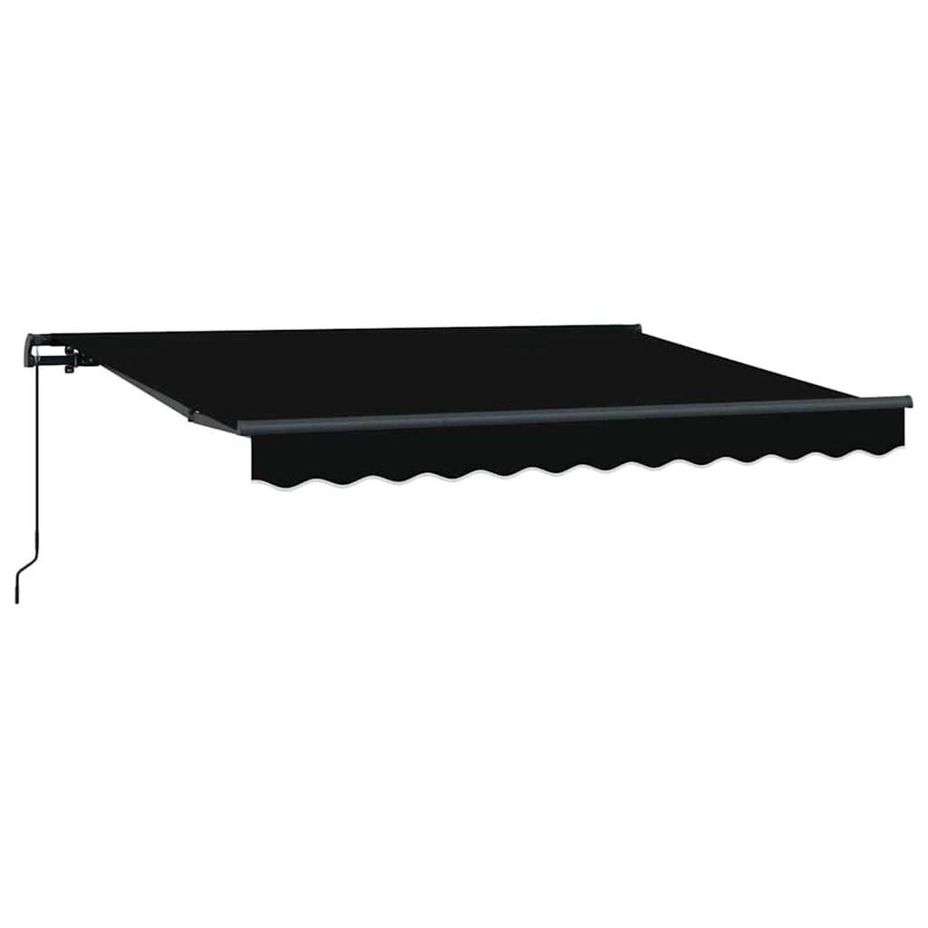 vidaXL Σκηνίτσα Αναδιπλούμενη Μαύρο 350 x 200 cm