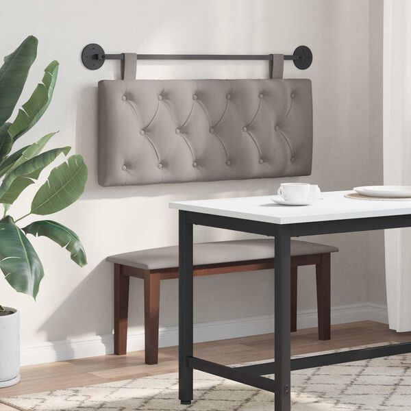 vidaXL &Kappa;&rho;&epsilon;&mu;&alpha;&sigma;&tau;ό &Kappa;&epsilon;&phi;&alpha;&lambda;ά&rho;&iota; &Epsilon;&pi;&iota;&tau;&omicron;ί&chi;&iota;&omicron; Taupe 110 x 55 x 7 &epsilon;&kappa; ύ&phi;&alpha;&sigma;&mu;&alpha;