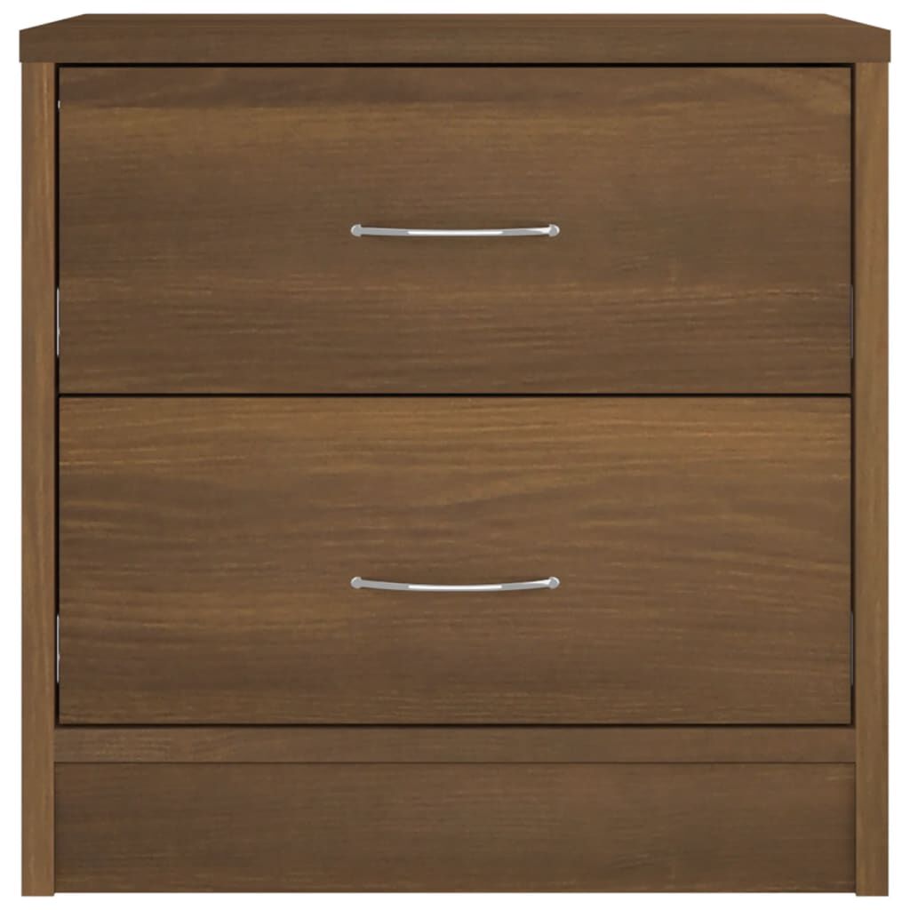 vidaXL Κομοδίνο Χρώμα Καφέ Δρυς 40 x 30 x 40 εκ. Επεξεργασμένο Ξύλο