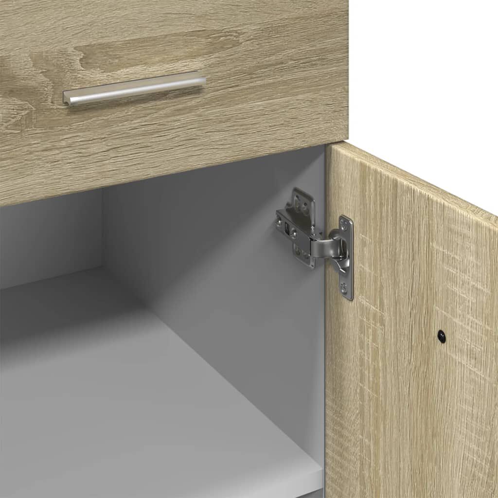 vidaXL Ντουλάπι με Συρτάρι Lyon Sonoma Δρυς 80x46x81,5 εκ. Επεξ. Ξύλο
