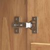 vidaXL Πλαϊνό γραφείο ASKIM Καφέ 133.5 x 40 x 79 εκ. Μασίφ ξύλο πεύκου