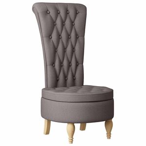 vidaXL &Kappa;&alpha;&nu;&alpha;&pi;έ &mu;&epsilon; &kappa;&omicron;&upsilon;&beta;έ&rho;&tau;&alpha; Taupe 56,5 x 70 x 110 &epsilon;&kappa; ύ&phi;&alpha;&sigma;&mu;&alpha;