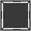 322891 vidaXL Coffee Table Transparent and Black 60x60x35 cm Tempered Glass