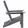 vidaXL Πτυσσόμενη Καρέκλα Adirondack Ανοιχτό γκρι 74.5 x 80.5 x 90 εκ.