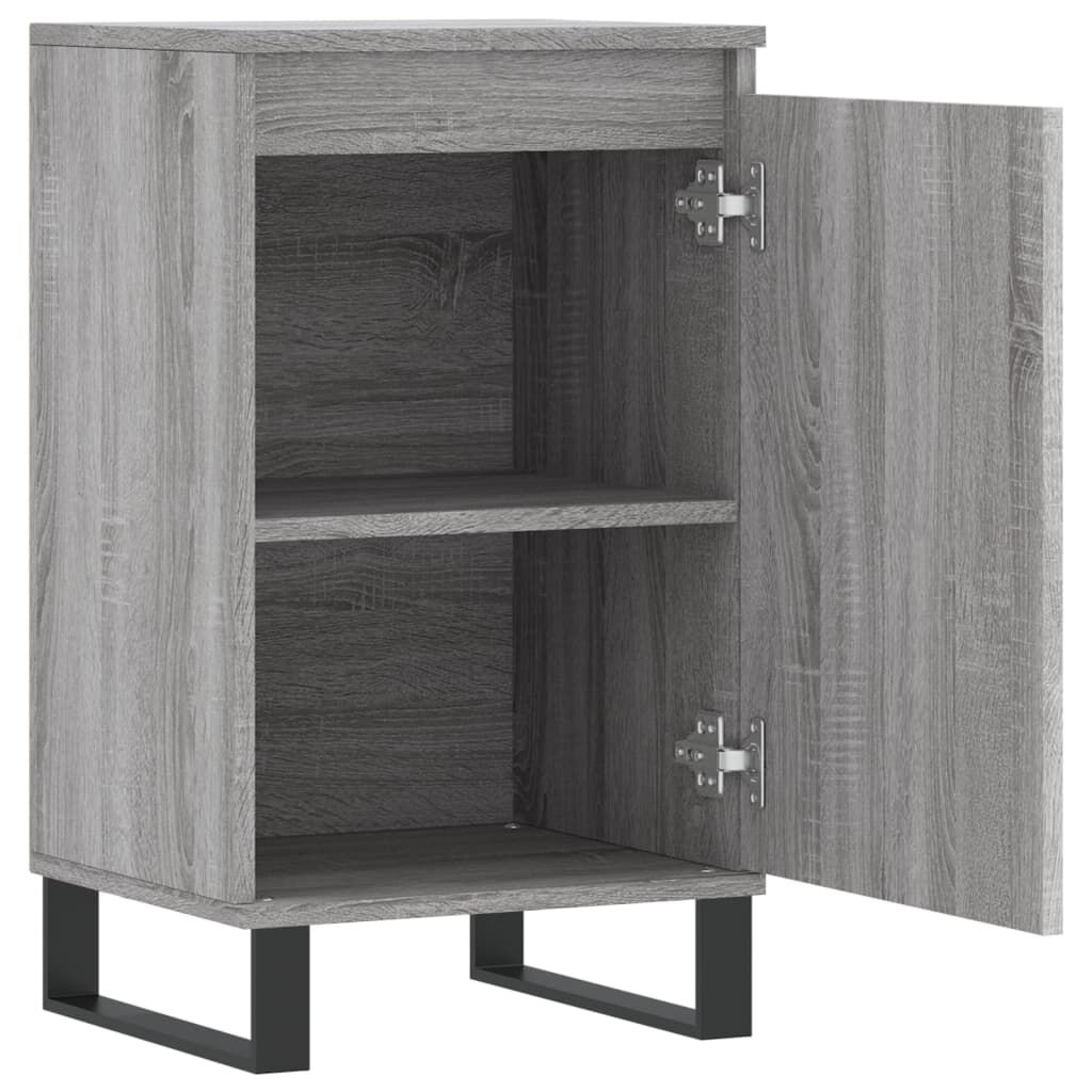 vidaXL Ντουλάπια 2 τεμ. Γκρι Sonoma 40x35x70 εκ. Επεξεργασμένο Ξύλο