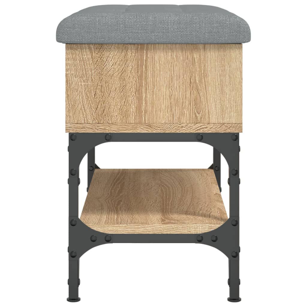 vidaXL Παπουτσοθήκη Sonoma Δρυς 62x32x45 εκ. από Επεξεργασμένο Ξύλο