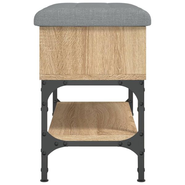 vidaXL Παπουτσοθήκη Sonoma Δρυς 62x32x45 εκ. από Επεξεργασμένο Ξύλο