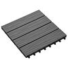 vidaXL &Pi;&lambda;ά&kappa;&alpha; &Kappa;&alpha;&tau;&alpha;&sigma;&kappa;&epsilon;&upsilon;ή&sigmaf; 3D &Sigma;&chi;&epsilon;&delta;ί&alpha;&sigma;&eta; 11 &tau;&mu;&chi;. &Gamma;&kappa;&rho;&iota; 30 x 30 cm WPC