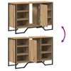 vidaXL Ντουλάπι νεροχύτη με αποθήκευση Artisan Oak 91 x 35 x 60 εκ
