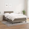 vidaXL &Kappa;&rho;&epsilon;&beta;ά&tau;&iota; Boxspring &mu;&epsilon; &Sigma;&tau;&rho;ώ&mu;&alpha; Taupe 120x200 &epsilon;&kappa;. &Upsilon;&phi;&alpha;&sigma;&mu;ά&tau;&iota;&nu;&omicron;