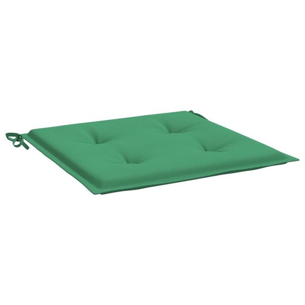 vidaXL Μαξιλάρια Καρέκλας Κήπου 4 τεμ. Πράσινα 50x50x3εκ Ύφασμα Oxford