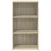 vidaXL Ντουλάπι Sonoma Δρυς 50x41x93 εκ. από Επεξεργασμένο Ξύλο
