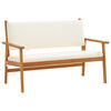 vidaXL Σετ Καναπέ Κήπου 4 pcs Καφέ 75 x 45 x 38 εκ. Μασίφ ξύλο ακακίας