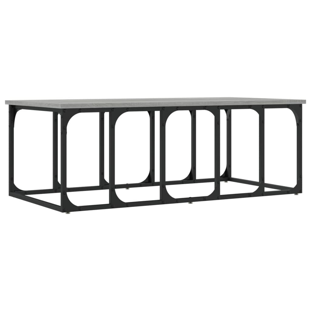 vidaXL Τραπεζάκι Σαλονιού Γκρι Sonoma 100x50x35,5 εκ. Επεξεργ. Ξύλο