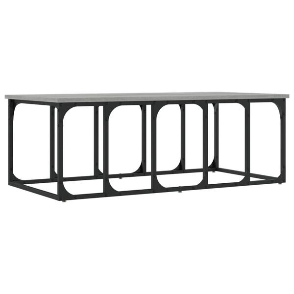 vidaXL Τραπεζάκι Σαλονιού Γκρι Sonoma 100x50x35,5 εκ. Επεξεργ. Ξύλο
