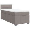 vidaXL &Kappa;&rho;&epsilon;&beta;ά&tau;&iota; Boxspring &mu;&epsilon; &Sigma;&tau;&rho;ώ&mu;&alpha; Taupe 100 x 200 &epsilon;&kappa;. &Upsilon;&phi;&alpha;&sigma;&mu;ά&tau;&iota;&nu;&omicron;